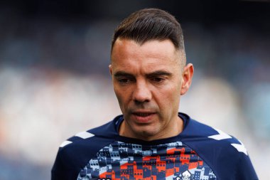 LaLiga EA SPORTS maçı sırasında RC Celta de Vigo ve Rayo Vallecano (Maciej Rogowski) takımları arasında görülen Iago Aspas)