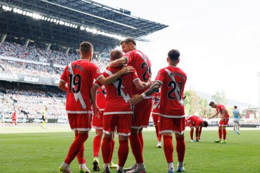 RC Celta de Vigo ve Rayo Vallecano (Maciej Rogowski) takımları arasında oynanan LaLiga EA Spor karşılaşmasında Rayo 'nun oyuncuları Isi Palazon' dan gol üstüne gol atarken görüldü.)