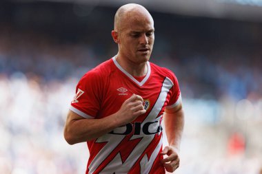 LaLiga EA SPORTS maçı sırasında RC Celta de Vigo ve Rayo Vallecano (Maciej Rogowski) takımları arasında görülen Isi Palazon)