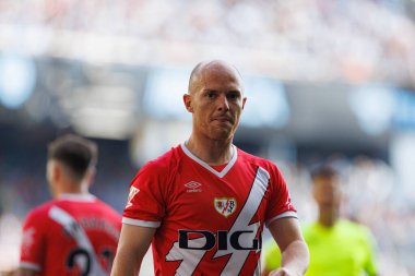 LaLiga EA SPORTS maçı sırasında RC Celta de Vigo ve Rayo Vallecano (Maciej Rogowski) takımları arasında görülen Isi Palazon)