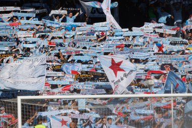 Celta taraftarları LaLiga EA SPORTS maçı sırasında RC Celta de Vigo ve Rayo Vallecano (Maciej Rogowski)