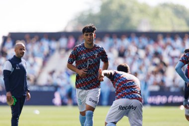 Yoel Lago, RC Celta de Vigo ve Rayo Vallecano (Maciej Rogowski) takımları arasında LaLiga EA SPORTS maçı sırasında görüldü.)