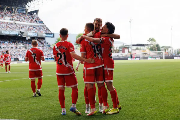 Rayo oyuncuları, LaLiga EA SPORTS maçında RC Celta de Vigo ve Rayo Vallecano (Maciej Rogowski)