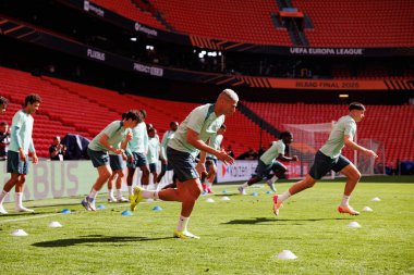 Richarlison, UEFA Avrupa Ligi Finali öncesinde Tottenham Hotspur FC 'nin resmi eğitim oturumunda görüldü (Maciej Rogowski)