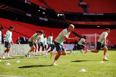 Richarlison, UEFA Avrupa Ligi Finali öncesinde Tottenham Hotspur FC 'nin resmi eğitim oturumunda görüldü (Maciej Rogowski)