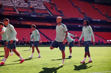 Richarlison, UEFA Avrupa Ligi Finali öncesinde Tottenham Hotspur FC 'nin resmi eğitim oturumunda görüldü (Maciej Rogowski)