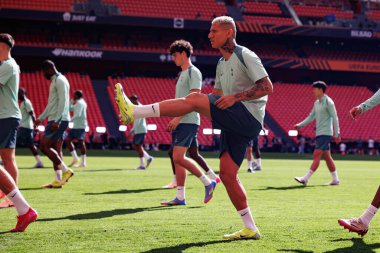 Richarlison, UEFA Avrupa Ligi Finali öncesinde Tottenham Hotspur FC 'nin resmi eğitim oturumunda görüldü (Maciej Rogowski)