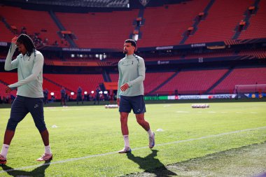 Dominic Solanke, UEFA Avrupa Ligi Finali öncesinde Tottenham Hotspur FC 'nin resmi eğitim oturumunda görüldü (Maciej Rogowski)