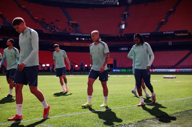 Richarlison, UEFA Avrupa Ligi Finali öncesinde Tottenham Hotspur FC 'nin resmi eğitim oturumunda görüldü (Maciej Rogowski)