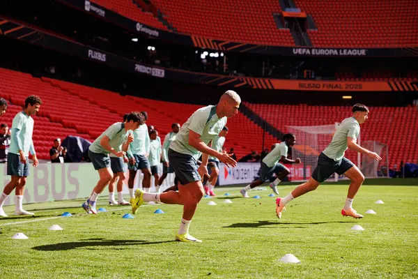 Richarlison, UEFA Avrupa Ligi Finali öncesinde Tottenham Hotspur FC 'nin resmi eğitim oturumunda görüldü (Maciej Rogowski)