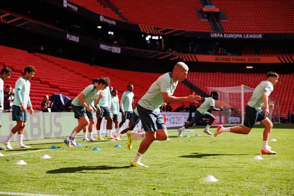 Richarlison, UEFA Avrupa Ligi Finali öncesinde Tottenham Hotspur FC 'nin resmi eğitim oturumunda görüldü (Maciej Rogowski)