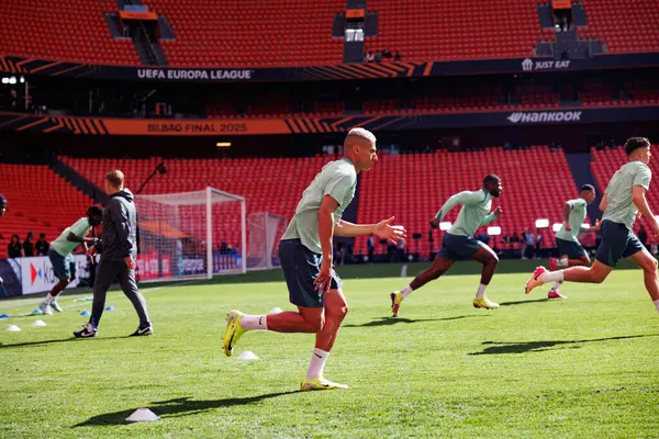 Richarlison, UEFA Avrupa Ligi Finali öncesinde Tottenham Hotspur FC 'nin resmi eğitim oturumunda görüldü (Maciej Rogowski)