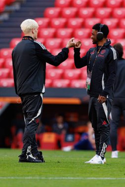 Alejandro Garnacho ve Amad Diallo Manchester United FC sırasında UEFA Avrupa Ligi Finali 'nden (Maciej Rogowski)