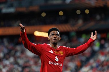 Amad Diallo UEFA Avrupa Ligi 2025 final maçında Tottenham Hotspur FC ve Manchester United FC (Maciej Rogowski)