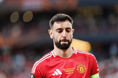 Bruno Fernandes UEFA Avrupa Ligi 2025 final maçında Tottenham Hotspur FC ve Manchester United FC (Maciej Rogowski)