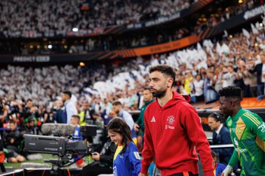 Bruno Fernandes UEFA Avrupa Ligi 2025 final maçında Tottenham Hotspur FC ve Manchester United FC (Maciej Rogowski)