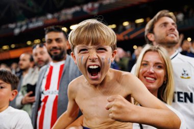 Tottenham taraftarları UEFA Avrupa Ligi 2025 final maçında Tottenham Hotspur FC ve Manchester United FC (Maciej Rogowski)