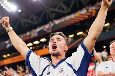 Tottenham taraftarları UEFA Avrupa Ligi 2025 final maçında Tottenham Hotspur FC ve Manchester United FC (Maciej Rogowski)