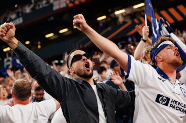 Tottenham taraftarları UEFA Avrupa Ligi 2025 final maçında Tottenham Hotspur FC ve Manchester United FC (Maciej Rogowski)