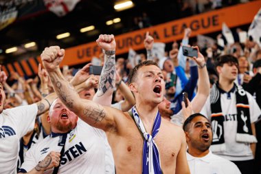 Tottenham taraftarları UEFA Avrupa Ligi 2025 final maçında Tottenham Hotspur FC ve Manchester United FC (Maciej Rogowski)