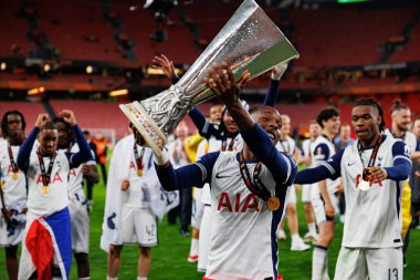 Wilson Odobert, UEFA Avrupa Ligi 2025 final maçında Tottenham Hotspur FC ve Manchester United FC (Maciej Rogowski)