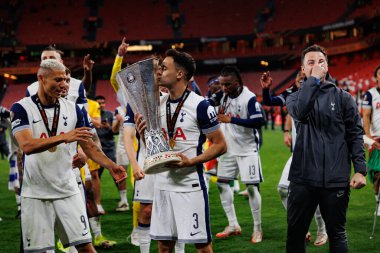 Sergio Reguilon UEFA Avrupa Ligi 2025 final maçında Tottenham Hotspur FC ve Manchester United FC (Maciej Rogowski)