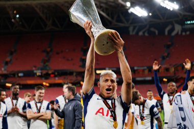Richarlison, UEFA Avrupa Ligi 2025 final maçında Tottenham Hotspur FC ve Manchester United FC (Maciej Rogowski)