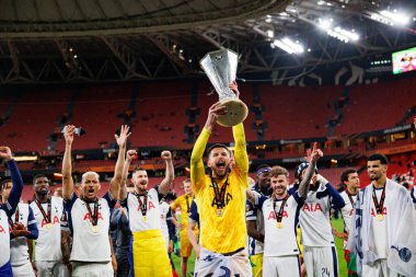 Guglielmo Vicario UEFA Avrupa Ligi 2025 final maçında Tottenham Hotspur FC ve Manchester United FC (Maciej Rogowski)