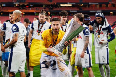Guglielmo Vicario UEFA Avrupa Ligi 2025 final maçında Tottenham Hotspur FC ve Manchester United FC (Maciej Rogowski)