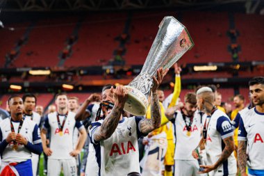 Pedro Porro, UEFA Avrupa Ligi 2025 final maçında Tottenham Hotspur FC ve Manchester United FC (Maciej Rogowski)