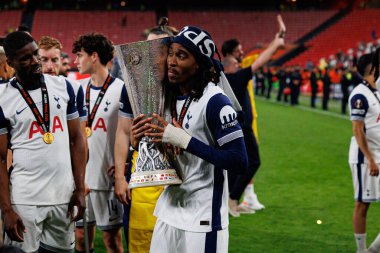 Djed Spence UEFA Avrupa Ligi 2025 final maçında Tottenham Hotspur FC ve Manchester United FC (Maciej Rogowski)