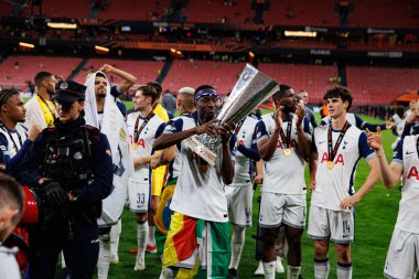 Pape Matar Sarr UEFA Avrupa Ligi 2025 final maçında Tottenham Hotspur FC ve Manchester United FC (Maciej Rogowski)