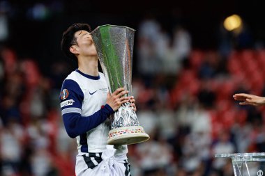 Heung-min Son, UEFA Avrupa Ligi 2025 final maçında Tottenham Hotspur FC ve Manchester United FC (Maciej Rogowski)
