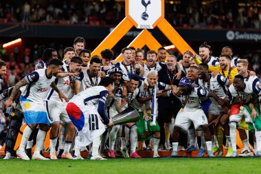 Tottenham takımı UEFA Avrupa Ligi 2025 final maçında Tottenham Hotspur FC ve Manchester United FC (Maciej Rogowski)