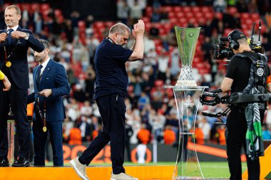 Ange Postecoğlu UEFA Avrupa Ligi 2025 final maçında Tottenham Hotspur FC ve Manchester United FC (Maciej Rogowski)