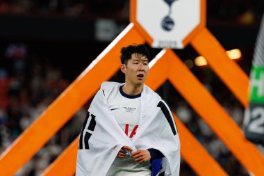 Heung-min Son, UEFA Avrupa Ligi 2025 final maçında Tottenham Hotspur FC ve Manchester United FC (Maciej Rogowski)