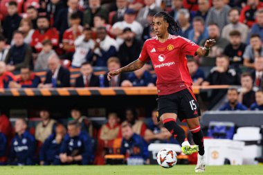 Leny Yoro, UEFA Avrupa Ligi 2025 final maçında Tottenham Hotspur FC ve Manchester United FC (Maciej Rogowski)