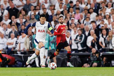 Heung-min Son, UEFA Avrupa Ligi 2025 final maçında Tottenham Hotspur FC ve Manchester United FC (Maciej Rogowski)