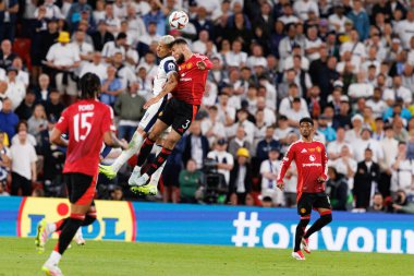 Richarlison ve Noussair Mazraoui, UEFA Avrupa Ligi 2025 final maçında Tottenham Hotspur FC ve Manchester United FC (Maciej Rogowski)