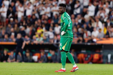 Andre Onana, UEFA Avrupa Ligi 2025 final maçında Tottenham Hotspur FC ve Manchester United FC (Maciej Rogowski)