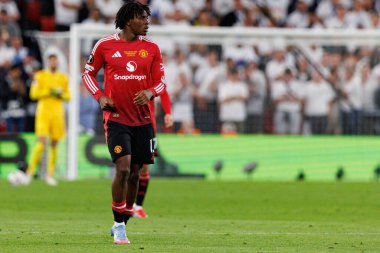 Patrick Dorgu UEFA Avrupa Ligi 2025 final maçında Tottenham Hotspur FC ve Manchester United FC (Maciej Rogowski)