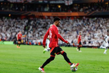 Amad Diallo UEFA Avrupa Ligi 2025 final maçında Tottenham Hotspur FC ve Manchester United FC (Maciej Rogowski)