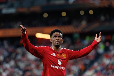  Amad Diallo UEFA Avrupa Ligi 2025 final maçında Tottenham Hotspur FC ve Manchester United FC (Maciej Rogowski)