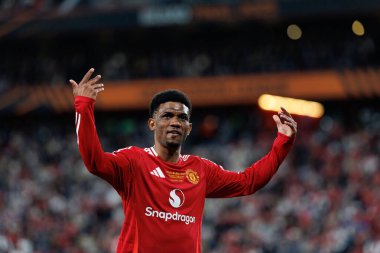  Amad Diallo UEFA Avrupa Ligi 2025 final maçında Tottenham Hotspur FC ve Manchester United FC (Maciej Rogowski)