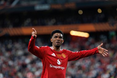  Amad Diallo UEFA Avrupa Ligi 2025 final maçında Tottenham Hotspur FC ve Manchester United FC (Maciej Rogowski)