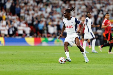 Yves Bissuma, UEFA Avrupa Ligi 2025 final maçında Tottenham Hotspur FC ve Manchester United FC (Maciej Rogowski)