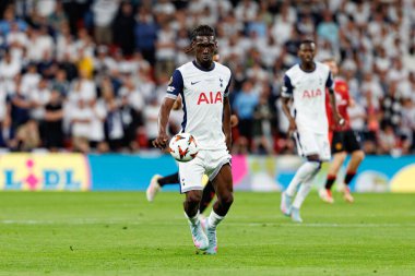 Yves Bissuma, UEFA Avrupa Ligi 2025 final maçında Tottenham Hotspur FC ve Manchester United FC (Maciej Rogowski)