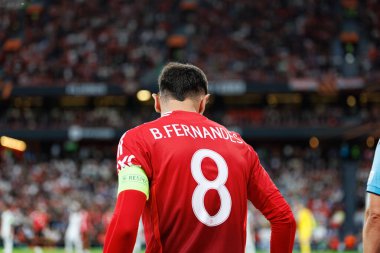 Bruno Fernandes UEFA Avrupa Ligi 2025 final maçında Tottenham Hotspur FC ve Manchester United FC (Maciej Rogowski)