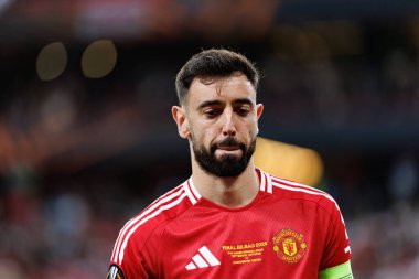 Bruno Fernandes UEFA Avrupa Ligi 2025 final maçında Tottenham Hotspur FC ve Manchester United FC (Maciej Rogowski)