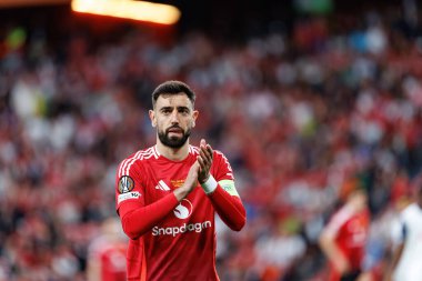 Bruno Fernandes UEFA Avrupa Ligi 2025 final maçında Tottenham Hotspur FC ve Manchester United FC (Maciej Rogowski)